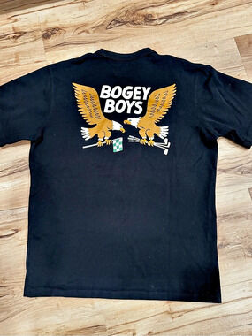 Bogey Boys Eagle Graphic T-Shirt Black Size Medium